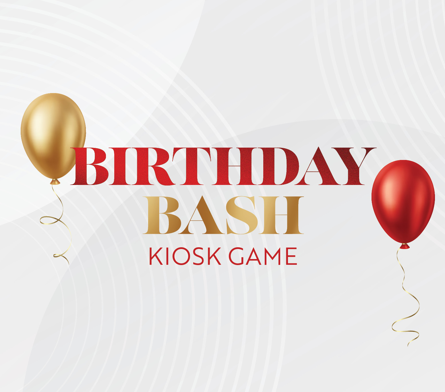 Birthday Bash Kiosk Game