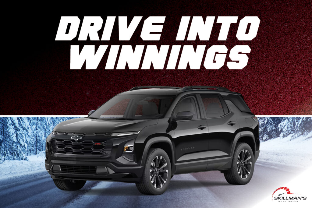 Buckle up! We’ve partnered with Skillman’s Auto Sales to give YOU a chance to win a 2026 Black Chevy Equinox RS. Whether it’s weekend getaways, city cruising or just showing off your new ride, this sleek SUV is ready for every adventure. Your new car is just one entry away!