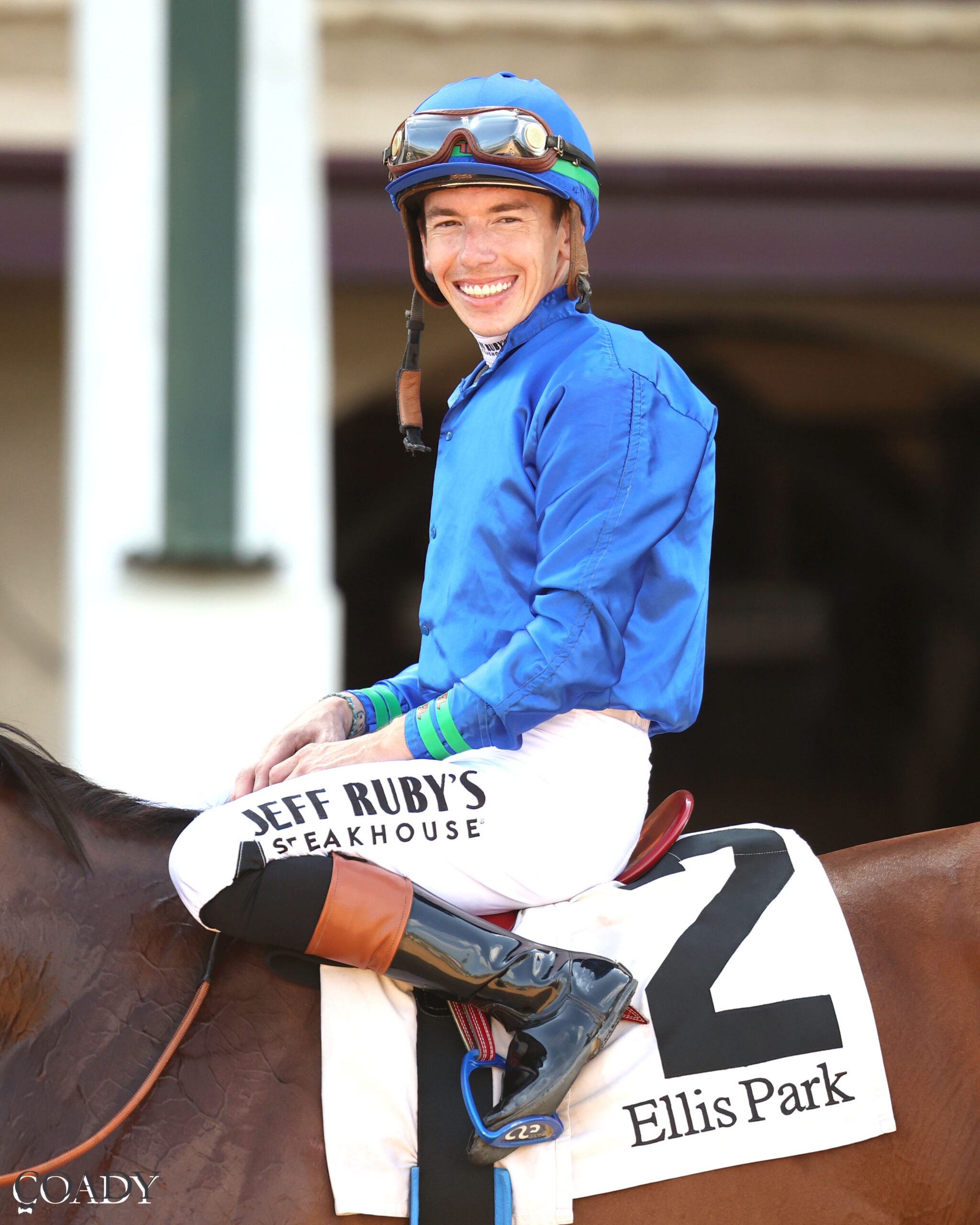 PONDERING – KY Downs Preview Ladies Turf Sprint – 08-02-25 – R09 – Ellis Park – Tyler Gaffalione 01